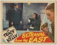 4p075 BETRAYAL FROM THE EAST LC 1944 Lee Tracy questions Nancy Kelly about a photograph!