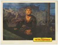 4p080 BIG FISHERMAN LC 1959 best close up of Howard Keel in his boat, directed by Frank Borzage!