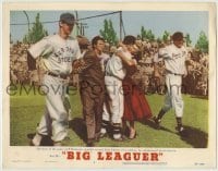 4p083 BIG LEAGUER LC #2 1953 baseball player Jeff Richards gets his reward from pretty Vera-Ellen!