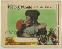 4p084 BIG PARADE LC 1925 WWI doughboy John Gilbert meets Paree mamselle Renee Adoree, King Vidor!