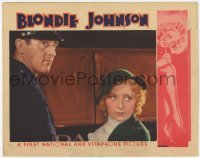 4p098 BLONDIE JOHNSON LC 1933 great close up of Joan Blondell & man in uniform!