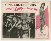 4p116 BREAD, LOVE & DREAMS LC 1954 close up of sexy Gina Lollobrigida & soldier saluting!