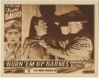 4p124 BURN 'EM UP BARNES chapter 9 LC 1935 Frank Darro & race cars in border, The Man Higher Up!