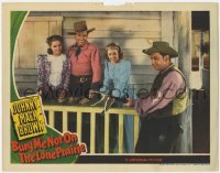 4p125 BURY ME NOT ON THE LONE PRAIRIE LC 1940 Johnny Mack Brown, Fuzzy Knight, Adams & Nell O'Day!