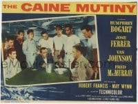 4p129 CAINE MUTINY LC 1954 classic scene of Humphrey Bogart proving the strawberries were stolen!
