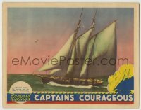 4p139 CAPTAINS COURAGEOUS LC 1937 Victor Fleming adventure classic, cool full-length ship image!