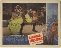 4p144 CASANOVA IN BURLESQUE LC 1944 great c/u of Joe E. Brown dipping June Havoc as they dance!