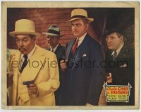 4p153 CHARLIE CHAN IN SHANGHAI LC 1935 close up of Asian Warner Oland & men with guns, ultra rare!