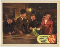 4p163 CHINESE RING LC #7 1948 Roland Winters as Asian detective Charlie Chan on balcony w/4 others!