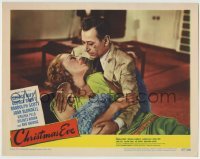 4p165 CHRISTMAS EVE LC #3 1947 wounded dirty George Raft romances pretty Virginia Field!