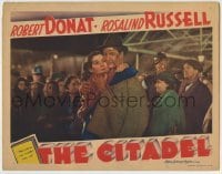 4p169 CITADEL LC 1938 they told Rosalind Russell that Robert Donat wouldn't come out!
