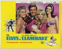 4p170 CLAMBAKE LC #6 1967 Bill Bixby looking very happy with three sexy swimsuited women!