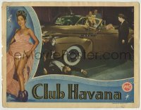 4p174 CLUB HAVANA LC 1945 unconscious blonde woman hits man with her car, directed by Edgar Ulmer!