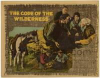 4p177 CODE OF THE WILDERNESS LC 1924 cowboy John Bowers helps pretty fallen Alice Calhoun!