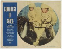 4p183 CONQUEST OF SPACE LC #6 1955 George Pal sci-fi, great close up of astronauts!