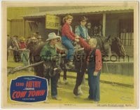 4p188 COW TOWN LC #4 1950 Gene Autry & Gail Davis deliver bad man to elderly sheriff!