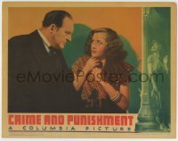 4p193 CRIME & PUNISHMENT LC 1935 Edward Arnold glaring at Marian Marsh, Josef von Sternberg!