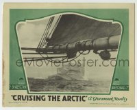 4p197 CRUISING THE ARCTIC LC 1928 cool point-of-view image of ship approaching iceberg!