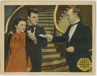 4p213 DARKENED ROOMS LC 1929 man in tuxedo hands cash to Neil Hamilton & pretty Evelyn Brent!