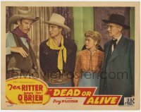 4p218 DEAD OR ALIVE LC 1944 Dave Tex O'Brien & Marjorie Clements stare at confused Guy Wilkerson!