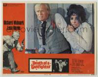 4p219 DEATH OF A GUNFIGHTER int'l LC #6 1969 close up of Richard Widmark protecting Lena Horne!