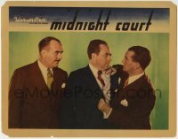 4p575 MIDNIGHT COURT LC 1937 John Litel grabs Stanley Fields as William B. Davidson watches!