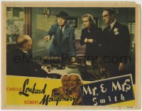 4p590 MR. & MRS. SMITH LC 1941 Carole Lombard, Robert Montgomery, directed by Alfred Hitchcock!