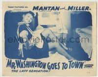 4p589 MR WASHINGTON GOES TO TOWN LC R1940s Toddy all-black comedy, sexy Marguerite Whitten!