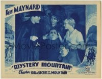 4p603 MYSTERY MOUNTAIN chapter 10 LC 1934 Ken Maynard & friends w/rubber mask, Secret of the Mountain