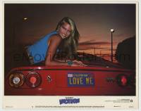 4p607 NATIONAL LAMPOON'S VACATION LC #2 1983 sexy young Christie Brinkley posing on Ferrari!