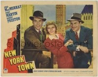 4p612 NEW YORK TOWN LC 1941 Mary Martin between Fred MacMurray & Robert Preston by city skyline!