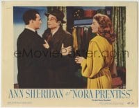4p622 NORA PRENTISS LC #8 1947 sexy Ann Sheridan watches Kent Smith & Robert Alda, film noir!
