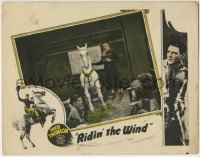 4p730 RIDIN' THE WIND LC 1925 Fred Thomson & Silver King wearing glasses teaching school kids!
