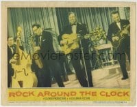 4p738 ROCK AROUND THE CLOCK LC 1956 best image of Bill Haley and His Comets performing on stage!