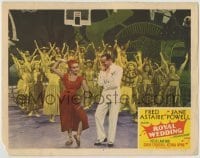 4p749 ROYAL WEDDING LC #1 1951 Fred Astaire watches sexy Jane Powell dance, Stanley Donen!