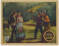 4p755 SAGEBRUSH TROUBADOUR LC 1935 Gene Autry with gun drawn protects Barbara Pepper from two men!