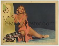 4p763 SCREAMING MIMI LC #2 1958 best full-length close up of sexy blonde Anita Ekberg!