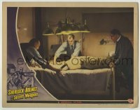 4p781 SHERLOCK HOLMES & THE SECRET WEAPON LC 1942 Atwill & men hold guy down on operating table!