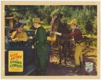 4p788 SINGING COWBOY LC 1936 cowboy Gene Autry & his horse Champion by Lon Chaney Jr. in cool car!