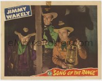 4p807 SONG OF THE RANGE LC 1944 great close up of Jimmy Wakely holding lantern by Moore & White!