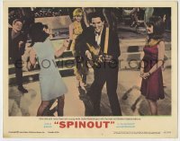 4p813 SPINOUT LC #4 1966 Dodie Marshall & Shelley Fabares dance around Elvis playing guitar!
