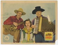 4p815 SPRINGTIME IN THE ROCKIES LC 1937 Gene Autry w/guitar, Smiley Burnette w/accordion, Rowles