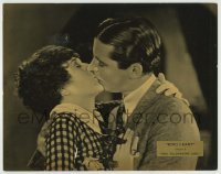 4p845 TELEPHONE GIRL chapter 5 LC 1924 romantic c/u of Alberta Vaughn kissing, King Leary!