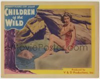 4p881 TOPA TOPA LC 1939 sexy girl in bathing suit slowly taking it off, Children of the Wild!