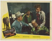 4p883 TORNADO RANGE LC #8 1948 c/u of Eddie Dean, Roscoe Ates & Jennifer Holt with wounded man!