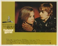 4p891 TWISTED NERVE LC #2 1968 great close up of beautiful Hayley Mills & Hywel Bennett, Boulting!