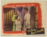 4p892 TWO MRS. CARROLLS LC #5 1947 Humphrey Bogart looks down at Ann Carter with Barbara Stanwyck!