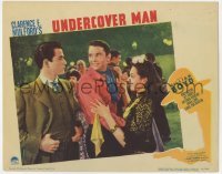 4p902 UNDERCOVER MAN LC 1942 happy Jay Kirby & pretty Nora Lane dancing as man glares at them!