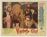 4p913 VARIETY GIRL LC #3 1947 Alan Ladd in buckskin with gun laughs at William Demarest!