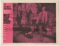 4p931 WEST SIDE STORY LC #4 R1962 Richard Beymer standing over dead George Chakiris & Russ Tamblyn!